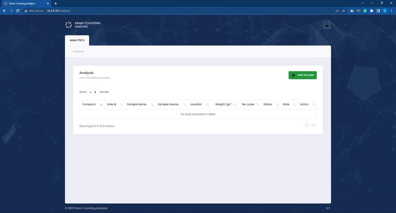 Grain Counting Analysis